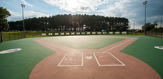 Miracle League Ballfield with PebbleFlex® Surfacing