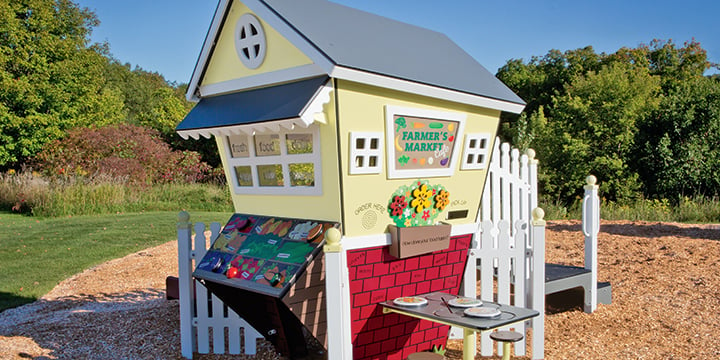 Farmers' Market Cafe SmartPlay play structure. 