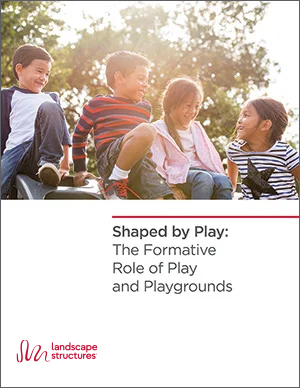 Cover of a whitepaper with image of children sitting together at the top and the title of the whitepaper underneath