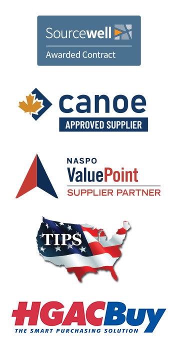 Logos of purchasing contract partners
